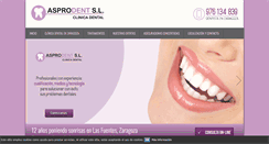 Desktop Screenshot of dentista-zaragoza.net