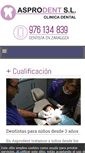 Mobile Screenshot of dentista-zaragoza.net